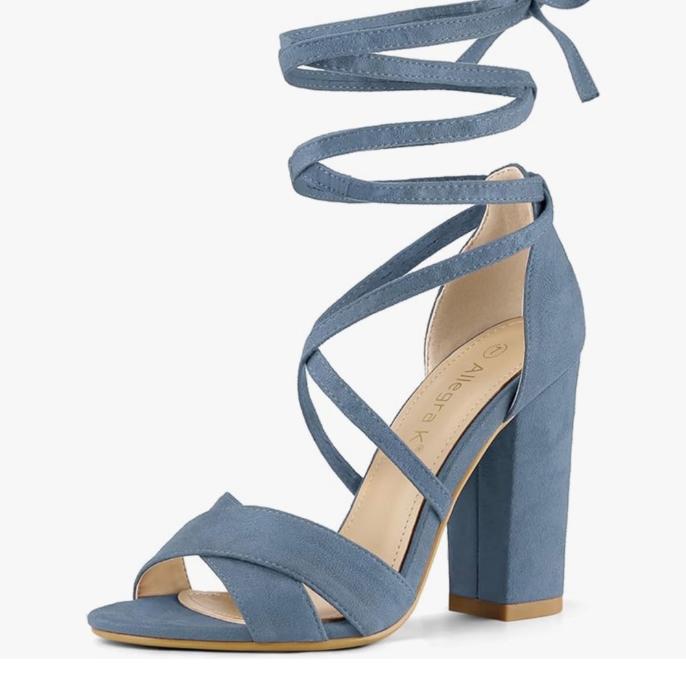 Allegra K Strappy Heels
